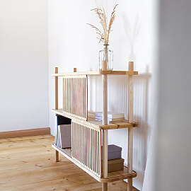 Massivholzregal 2 | Regalsystem | Esche | Holz II