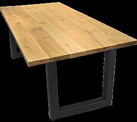 Massivholztisch gerade Kante 180cm x 85cm180x85cm