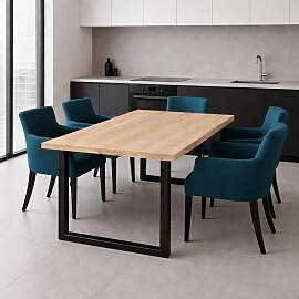 Massivholztisch versch. Größen Wildeiche White