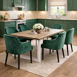 Massivholztisch Wildeiche White Washed 200x100cm