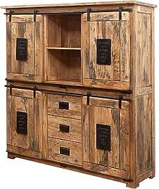 MASSIVMOEBEL24.DE | Railway - massives Highboard