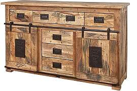 MASSIVMOEBEL24.DE | Railway massives Sideboard -