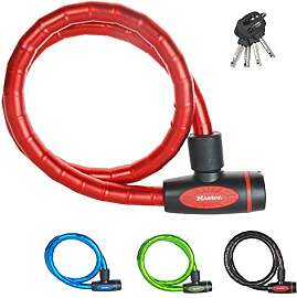 Master Lock Fahrrad-Stahlkabelschloss mit