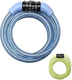 Master Lock Fahrradschloss Kabel-Zahlenschloss,