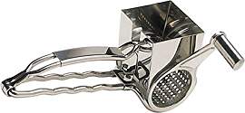 MasterClass Deluxe Käsereibe aus Edelstahl, Silber