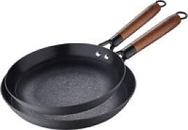 MASTERPRO Pfannenset ODIN schwarz Eisen 2 tlg.