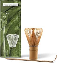 Matcha Besen und Löffel Set - handgefertigter