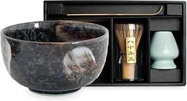 Matcha Schale Set aus Japan in Geschenkbox