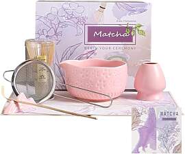 Matcha-Schneebesen-Set, 7-teilig, Matcha-Teeset