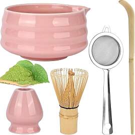 Matcha-Set, Matcha-Rührer-Set, Matcha-Schüssel
