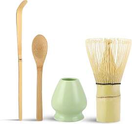Matcha Set mit Matcha Besen – 4-teiliges