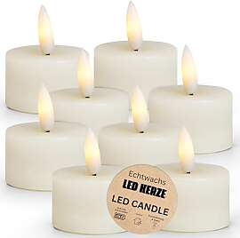 matches21 HOME & HOBBY LED Teelichter 8er Set