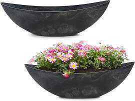 matches21 HOME & HOBBY Ovale Pflanzschalen