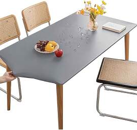 Mateju Tischdecke Abwaschbar Rechteckig 90x140cm,