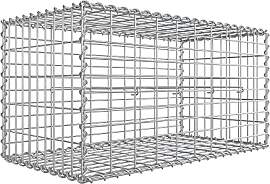Mauergitter Gitter Zaun Metallzaun Steine Garten
