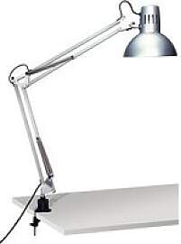 MAUL MAULstudy Schreibtischlampe silber mit