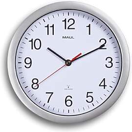 Maul Wanduhr MAULrun Ø 25 cm | stilvolle Funkuhr