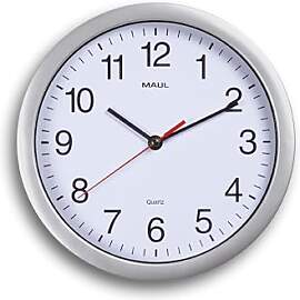 Maul Wanduhr MAULrun Ø 25 cm | stilvolle Quarzuhr 