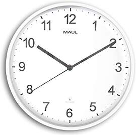 Maul Wanduhr MAULsprint Ø 30 cm | Funkuhr mit