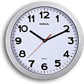 Maul Wanduhr MAULstep Ø 30 cm | Quarzuhr mit