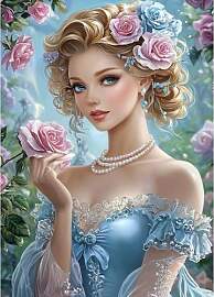 MAXBYE Diamond Painting Erwachsene, Elegante Frau