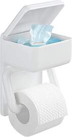 Maximex Toilettenpapierhalter 2 in 1 mit Ablage,