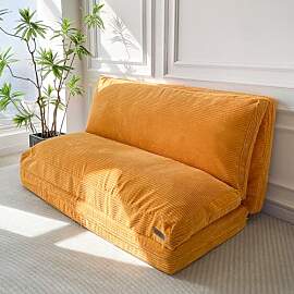 MAXYOYO Sitzsack-Bett, faltbar, Cord-Schlafsofa,