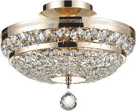 Maytoni Kronleuchter, Gold, Metall, Glas, 21 cm,