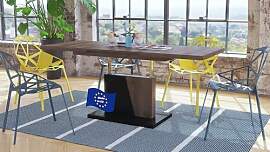 Mazzoni Grand Noir Couchtisch ausziehbar