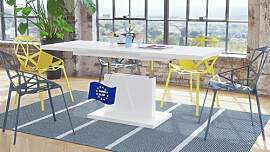 Mazzoni Grand Noir Couchtisch ausziehbar