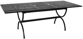 MBM Romeo Ausziehtisch 168/210x100cm Schmiedeeisen