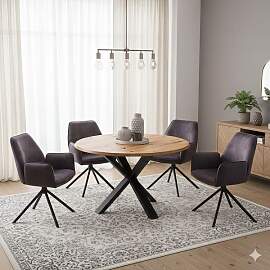 MCA Essgruppe Ottawa 5-tlg. Musterring Tisch