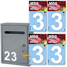 MDS Brand Design 10cm Zahlen Aufkleber |