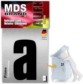 MDS Brand Prime 15cm Buchstaben Aufkleber