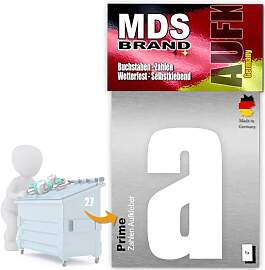 MDS Brand Prime 15cm Buchstaben Aufkleber