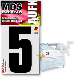 MDS Brand Prime 15cm Zahlen Aufkleber Klebezahlen