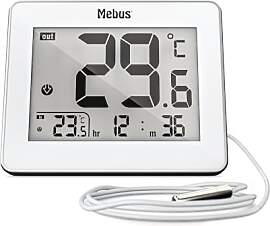 MEBUS digitales Thermometer mit kabelgebundenem