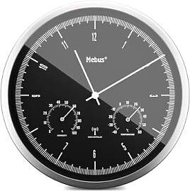 Mebus Funk-Wanduhr TinyTime mit Thermo- und