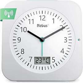 MEBUS Funk-Wecker mit Temperaturanzeige, Datum,