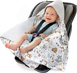 Medi Partners Einschlagdecke Baby Babyschale 100%