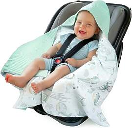 Medi Partners Einschlagdecke Baby Babyschale 100%