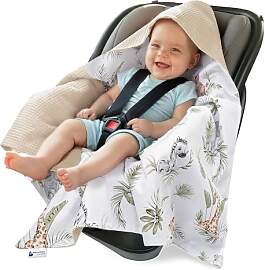 Medi Partners Einschlagdecke Baby Babyschale 100%