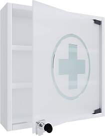 Medizinschrank Hustila S ca. 40x32 cm Weiß