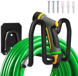 MEEQUE Metall Schlauchhalter, Gartenschlauchhalter 