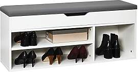 Meerveil Schuhbank mit Sitzfläche, Schuhregal