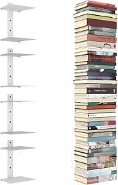 Mefirt Unsichtbare Bücherregale, 8 Stöckiger