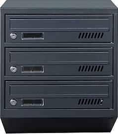 Mehrfamilienhaus 3er GDS Euro Anthrazit RAL 7016