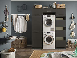 Mehrzweckschrank-Set LAUNDREEZY "LAUNDREEZY