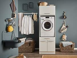 Mehrzweckschrank-Set LAUNDREEZY "LAUNDREEZY