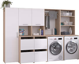 Mehrzweckschrank-Set PARISOT "Laundry